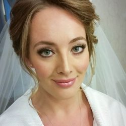 woman with hair and makeup makeover